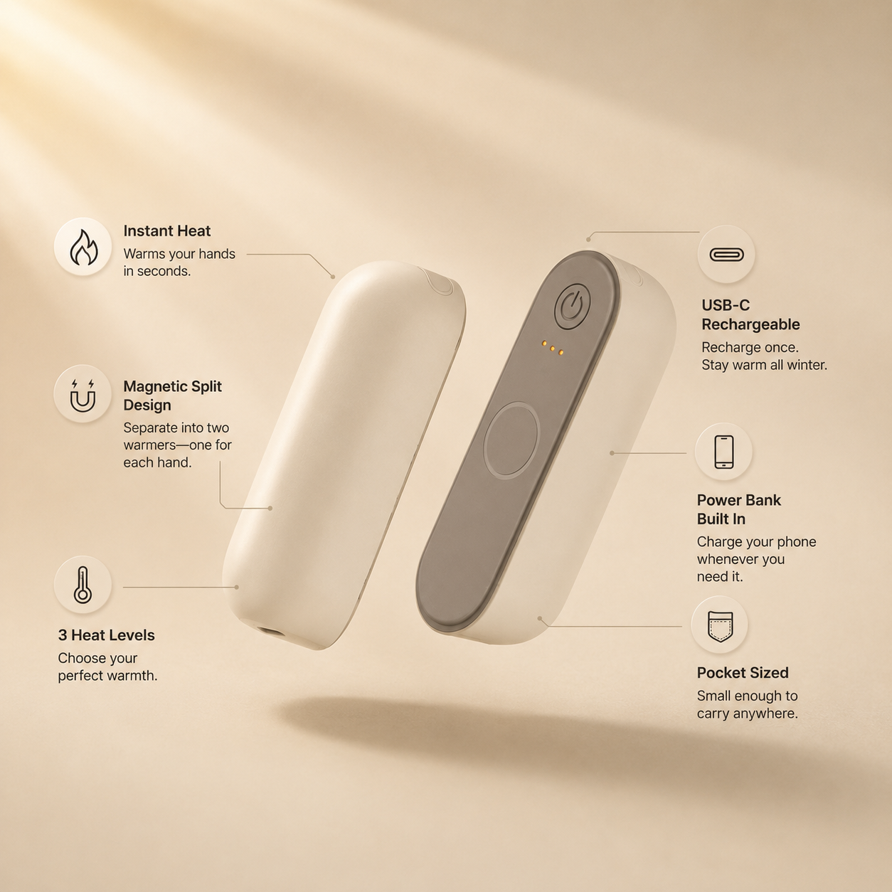 Magnetic Hand Warmer